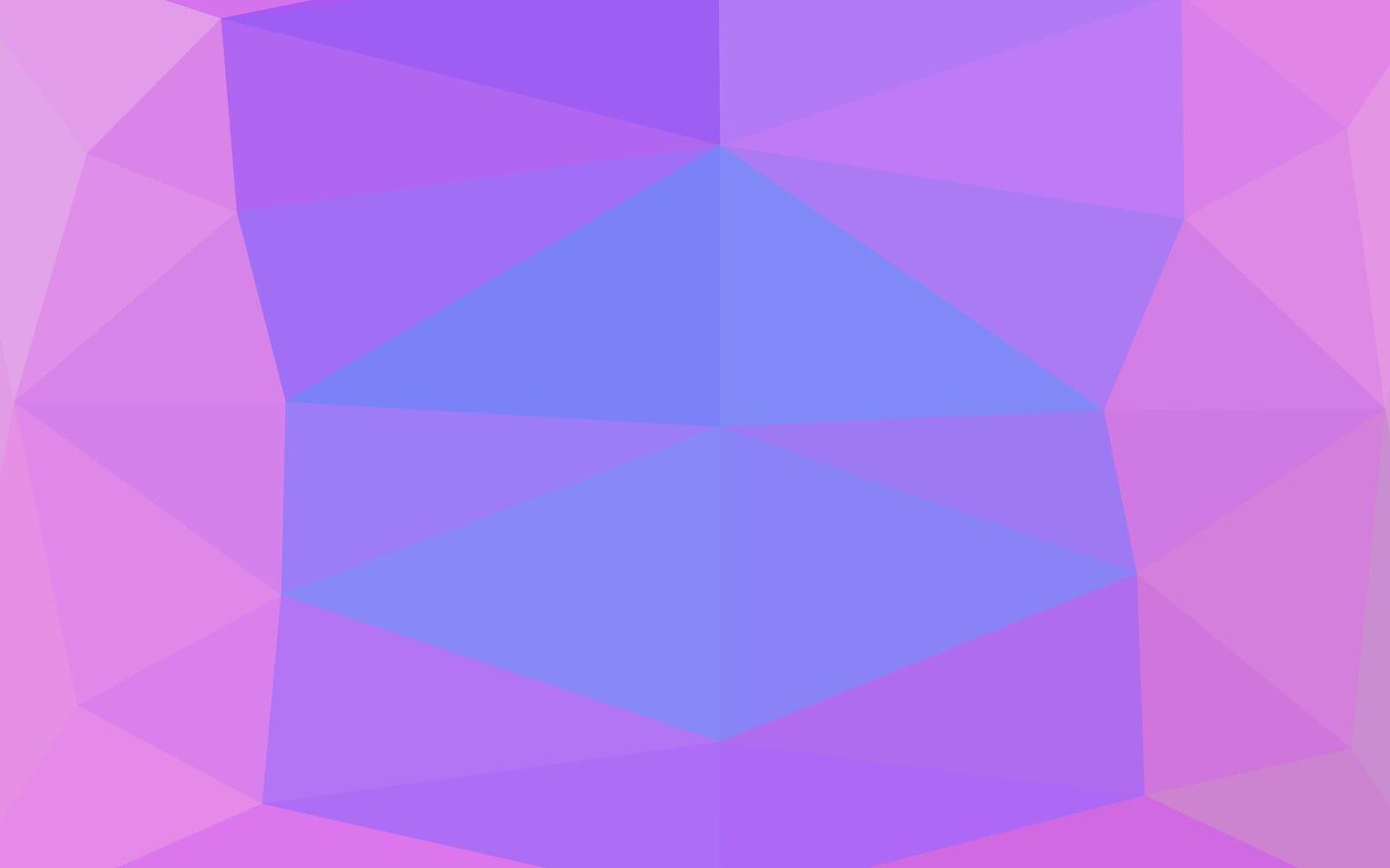 plantilla triangular brillante de vector de color rosa claro, azul.