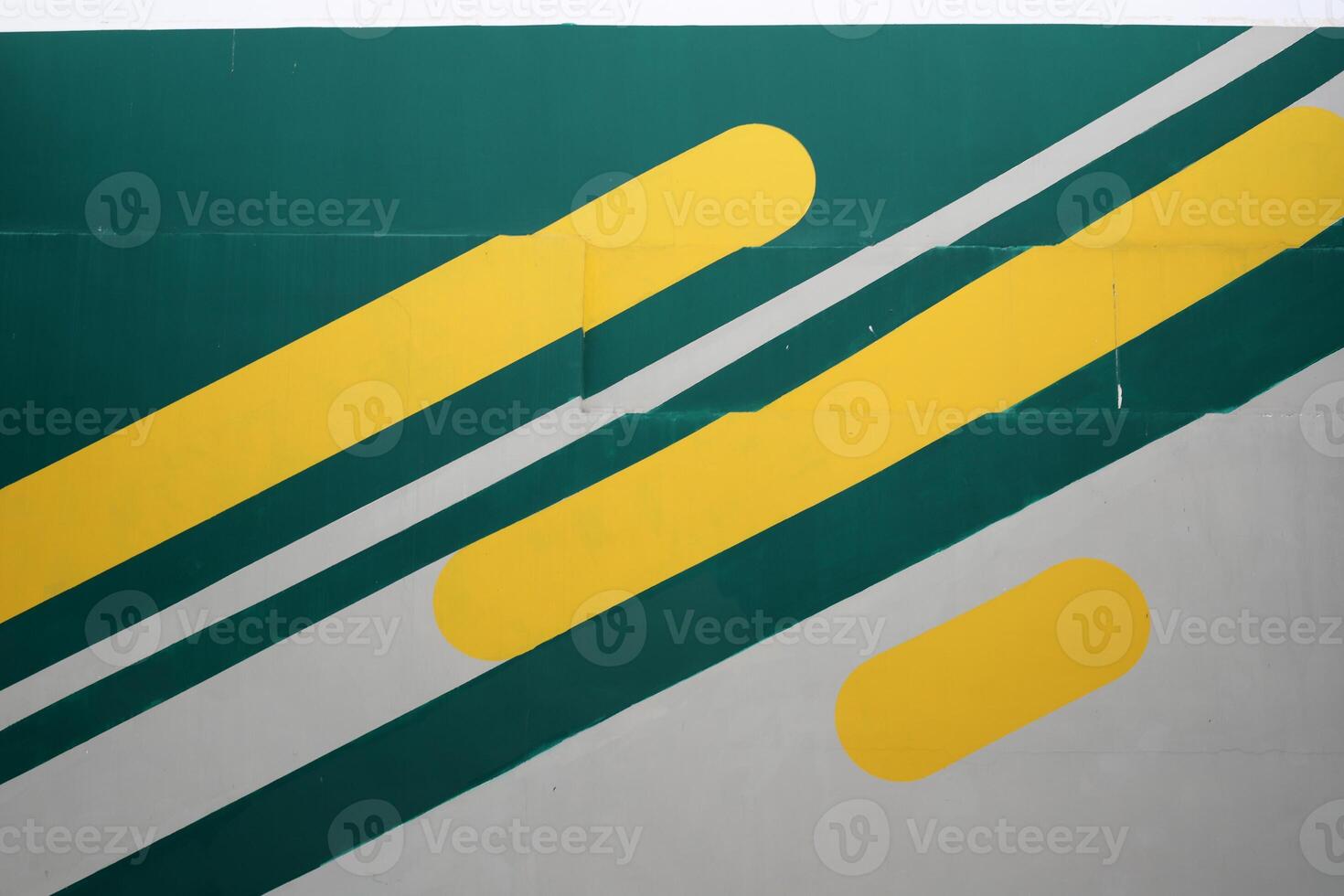 Geometric shapes on an abstract color background. Vector illustration . photo