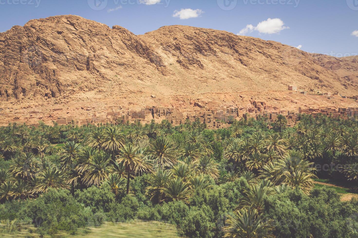 Tinerhir village near Georges Todra at Morocco photo