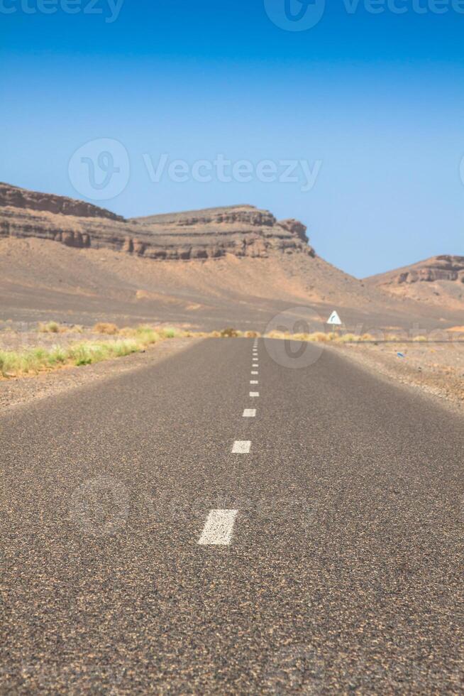 Desert road, Morocco photo