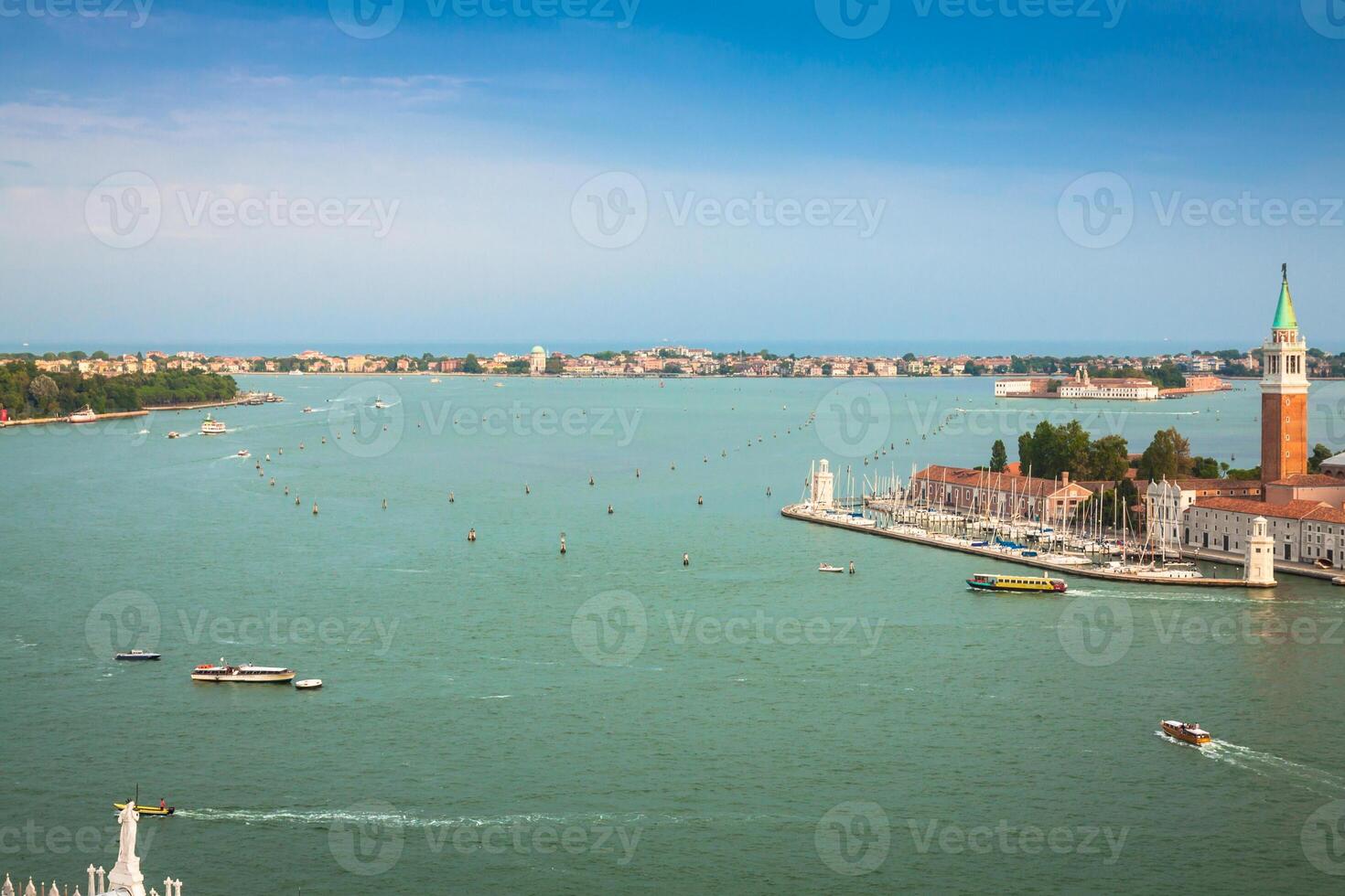 view of San Giorgio island, Venice, Italy photo