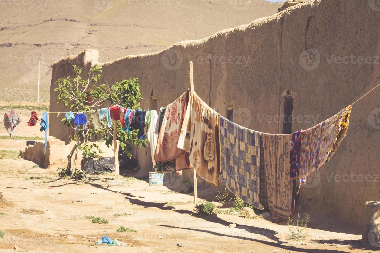 Village in the Ouarzazate, Morocco, Africa photo