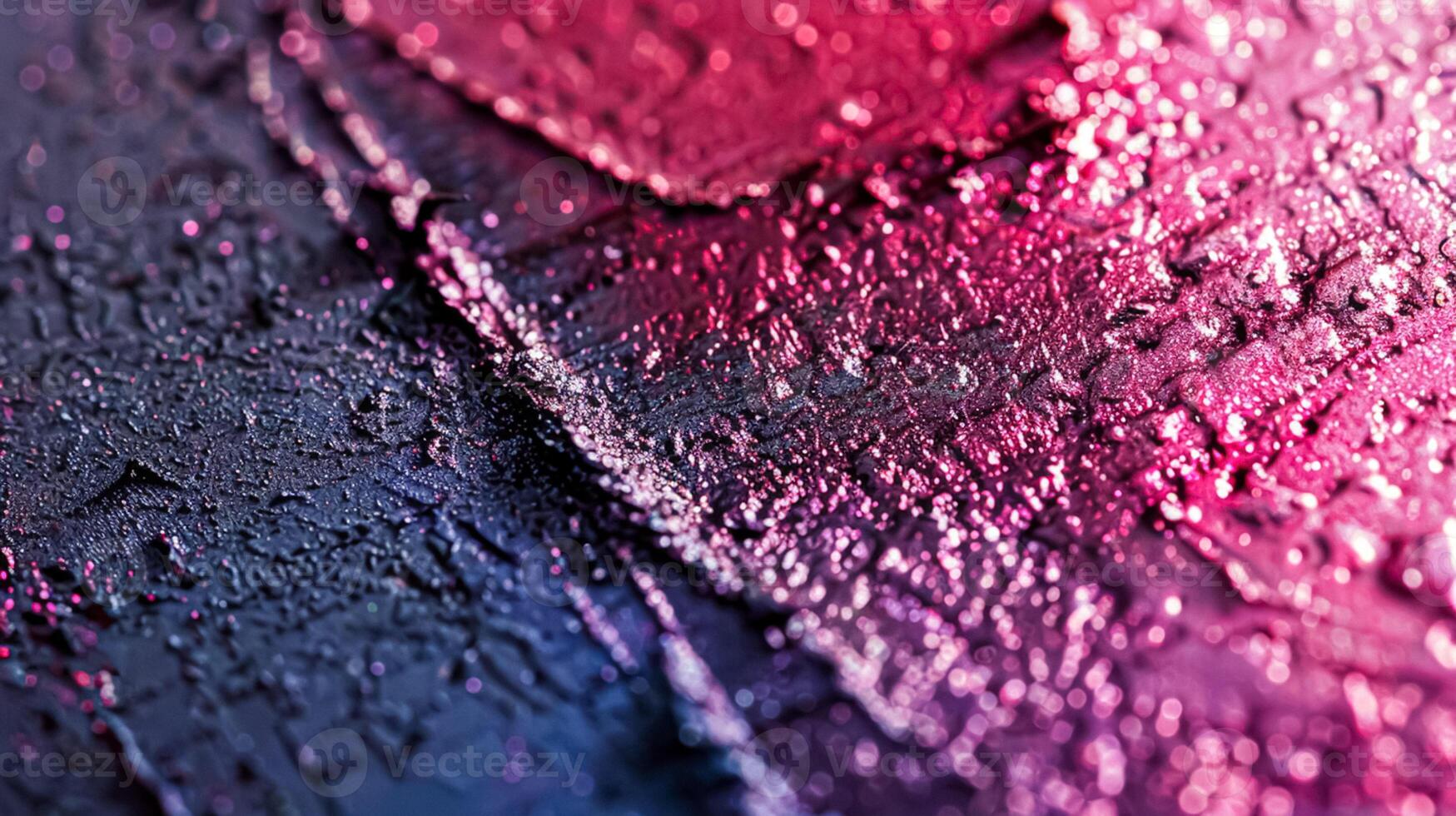 AI generated Beauty product and cosmetics texture, makeup shimmer glitter, blush eyeshadow powder as abstract luxury cosmetic background photo
