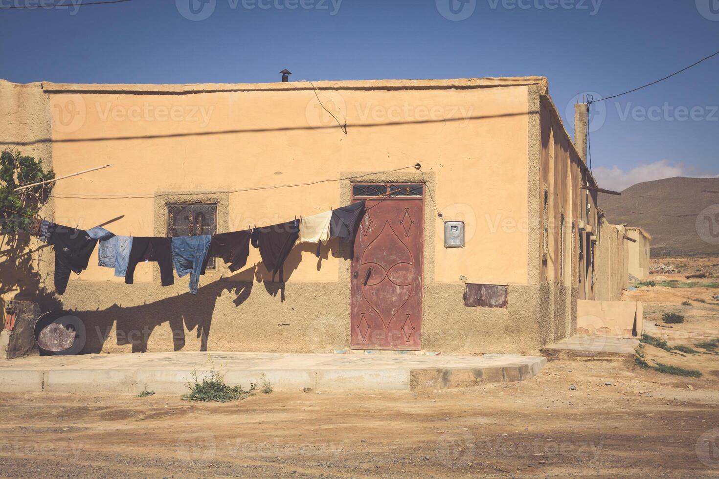Village in the Ouarzazate, Morocco, Africa photo