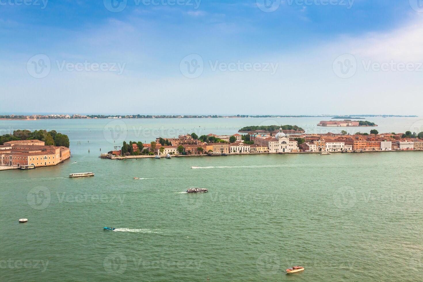 view of San Giorgio island, Venice, Italy photo