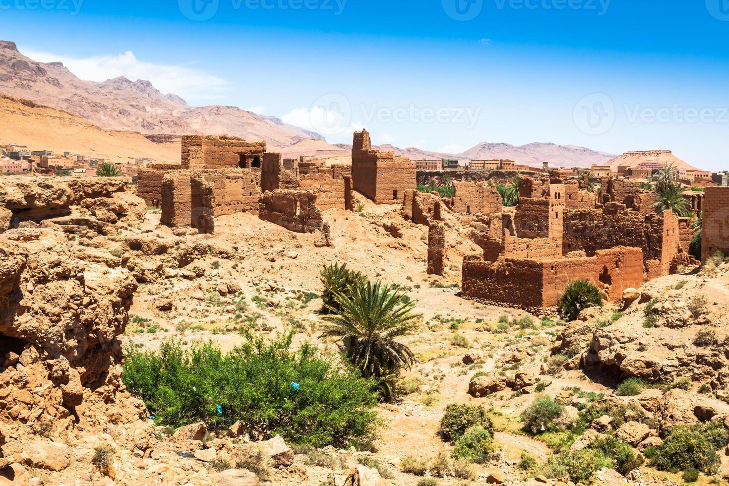 Ruins in Dades valley, Morocco photo