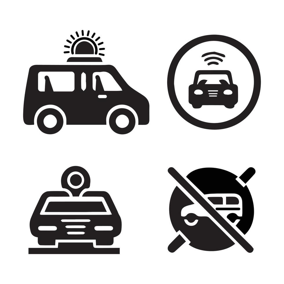 tráfico coche diseño icono vector ilustrador