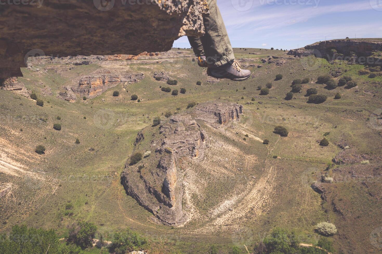 Duraton Canyon Natural Park, in Sepulveda, Spain photo