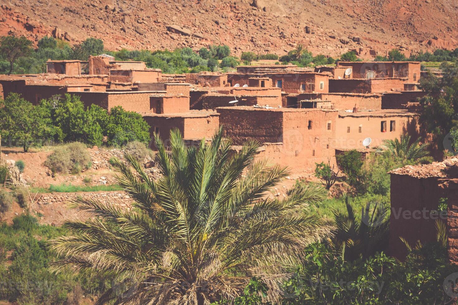 Village in the Ouarzazate, Morocco, Africa photo