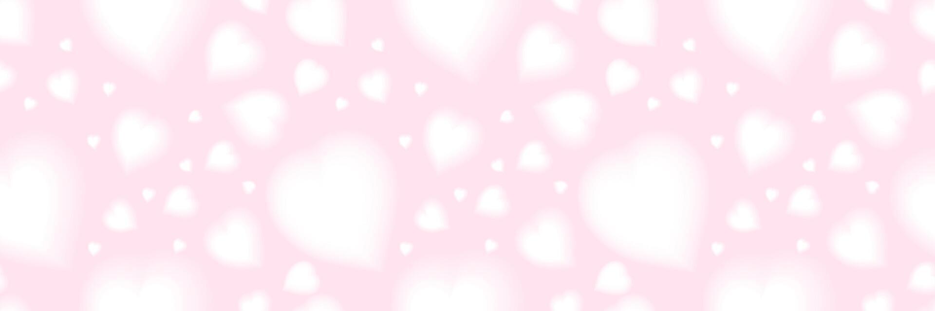 Romantic y2k pink heart seamless pattern. vector