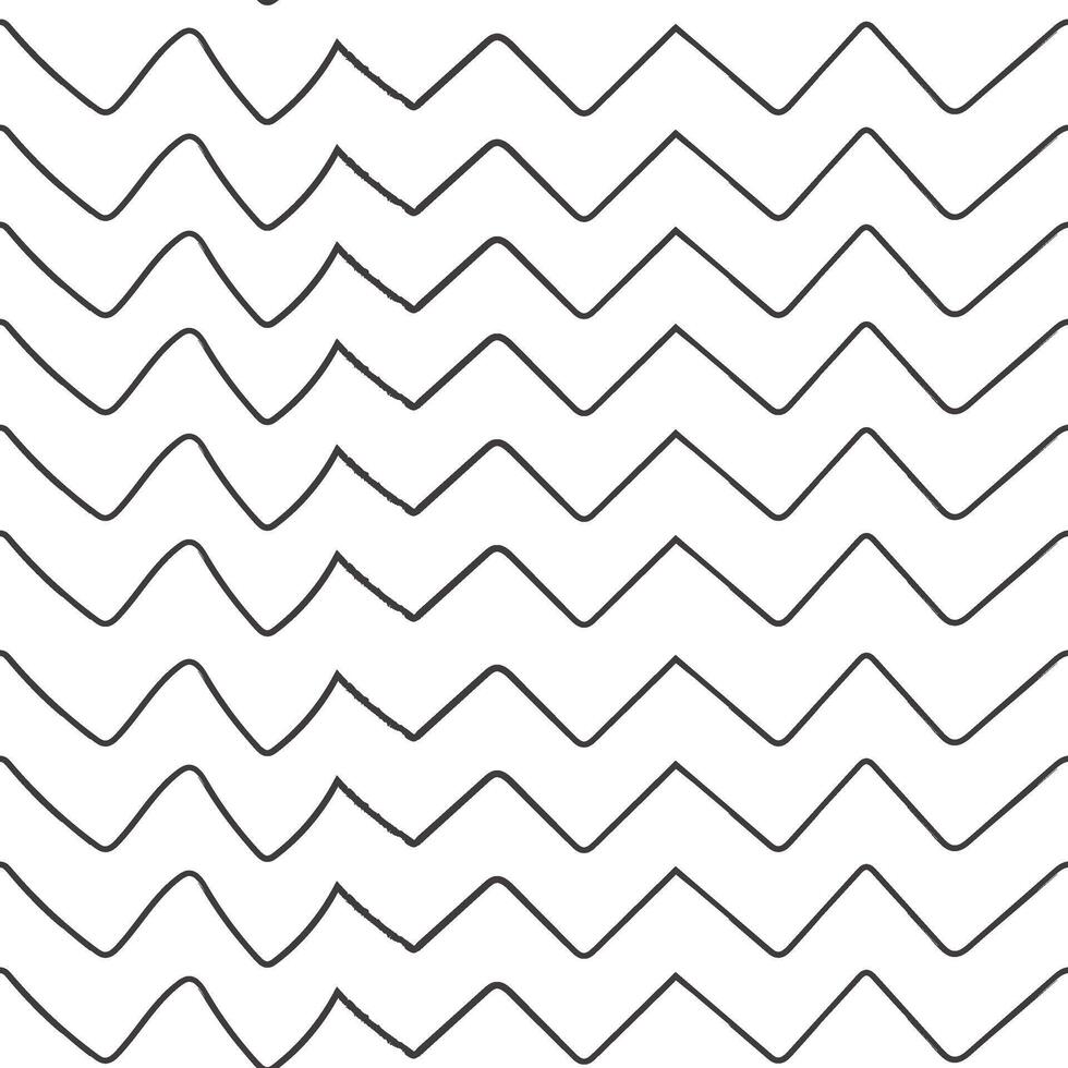 crosshatch zigzag seamless pattern. Texture made in hand drawn pencil style. vector