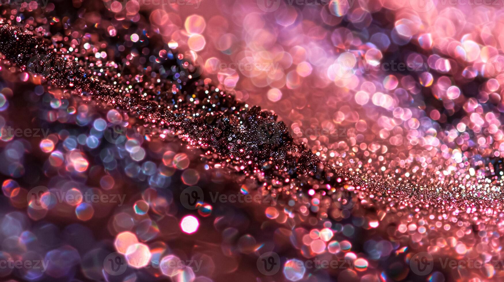 AI generated Beauty product and cosmetics texture, makeup shimmer glitter, blush eyeshadow powder as abstract luxury cosmetic background photo