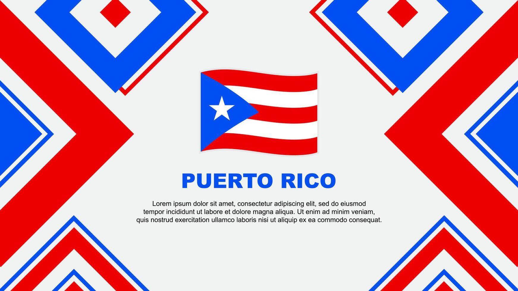 puerto rico bandera resumen antecedentes diseño modelo. puerto rico independencia día bandera fondo de pantalla vector ilustración. puerto rico independencia día