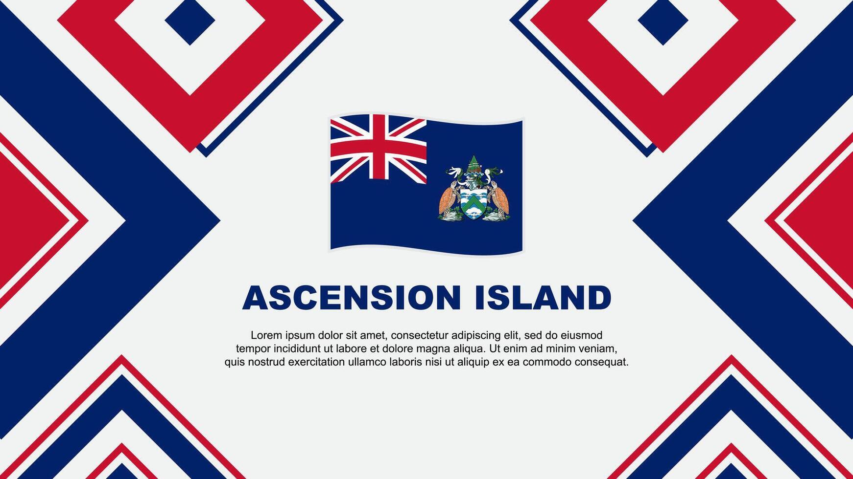 ascensión isla bandera resumen antecedentes diseño modelo. ascensión isla independencia día bandera fondo de pantalla vector ilustración. ascensión isla independencia día