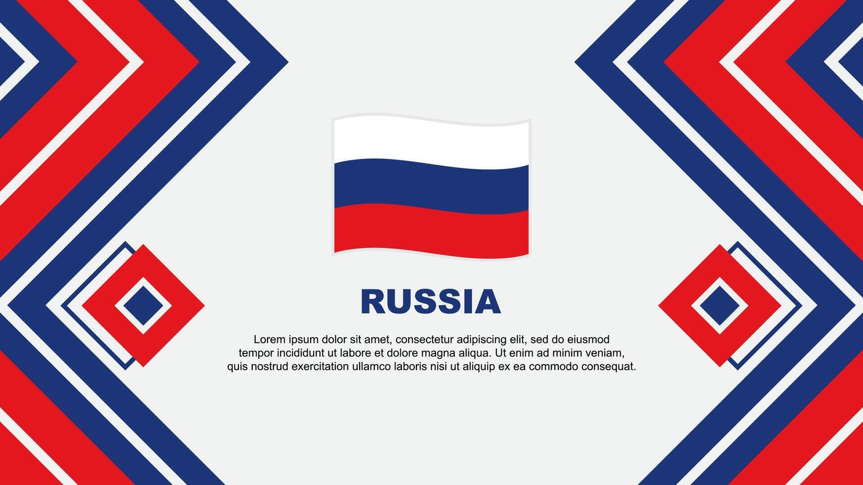 Rusia bandera resumen antecedentes diseño modelo. Rusia independencia día bandera fondo de pantalla vector ilustración. Rusia diseño