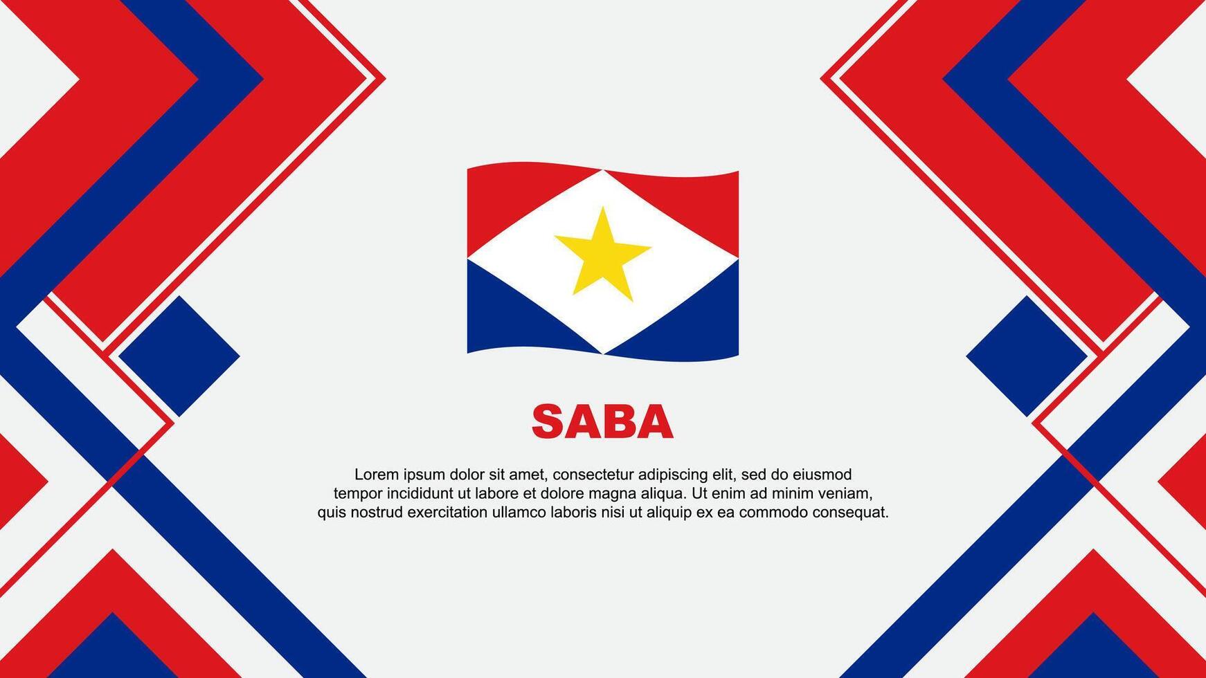 saba bandera resumen antecedentes diseño modelo. saba independencia día bandera fondo de pantalla vector ilustración. saba bandera