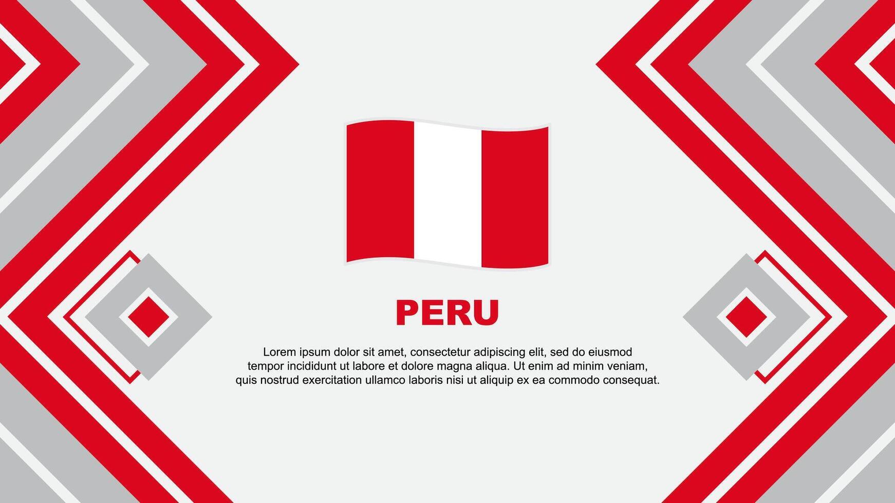 Perú bandera resumen antecedentes diseño modelo. Perú independencia día bandera fondo de pantalla vector ilustración. Perú diseño