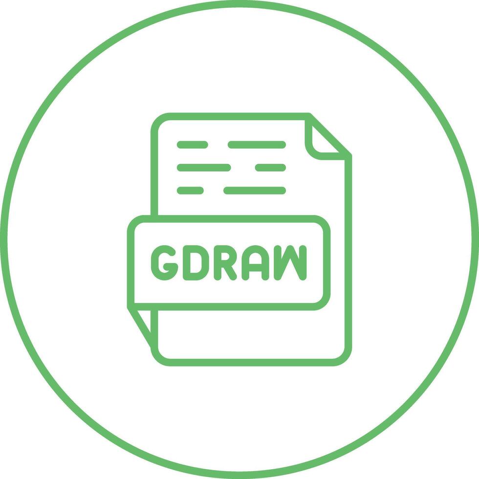 GDRAW Vector Icon