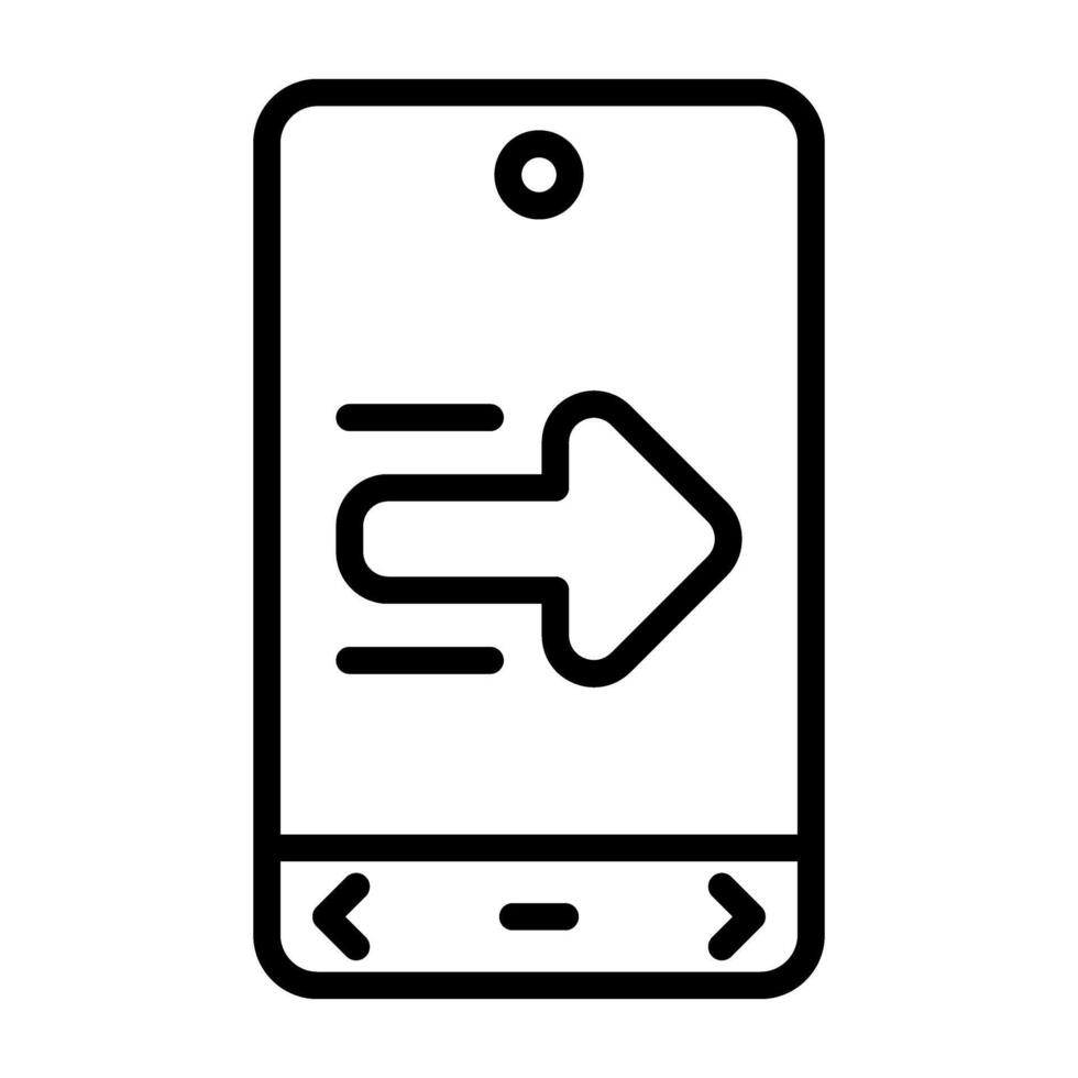 Swip Right Vector Icon