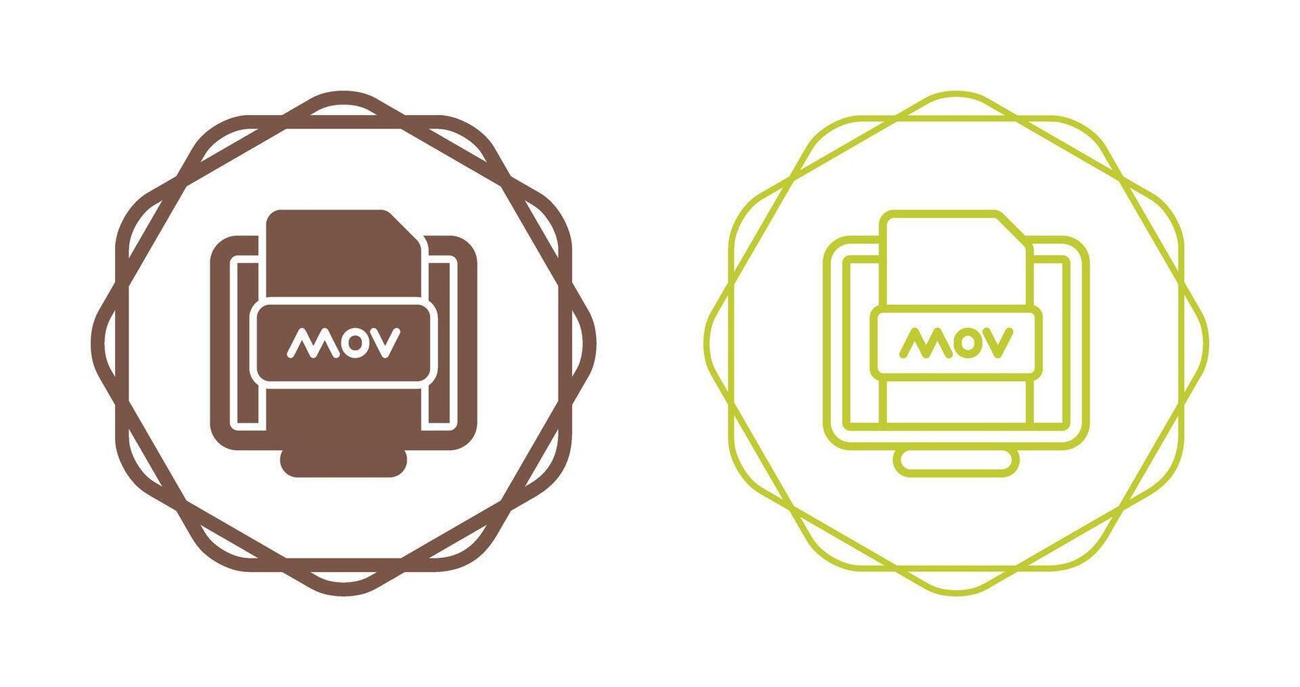 Mov File Vector Icon