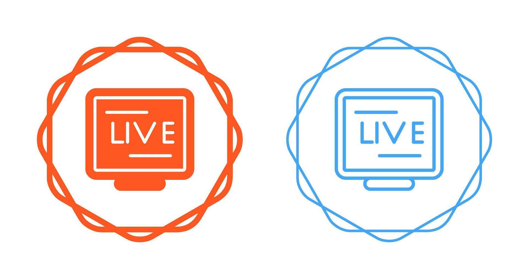 Live Stream Vector Icon