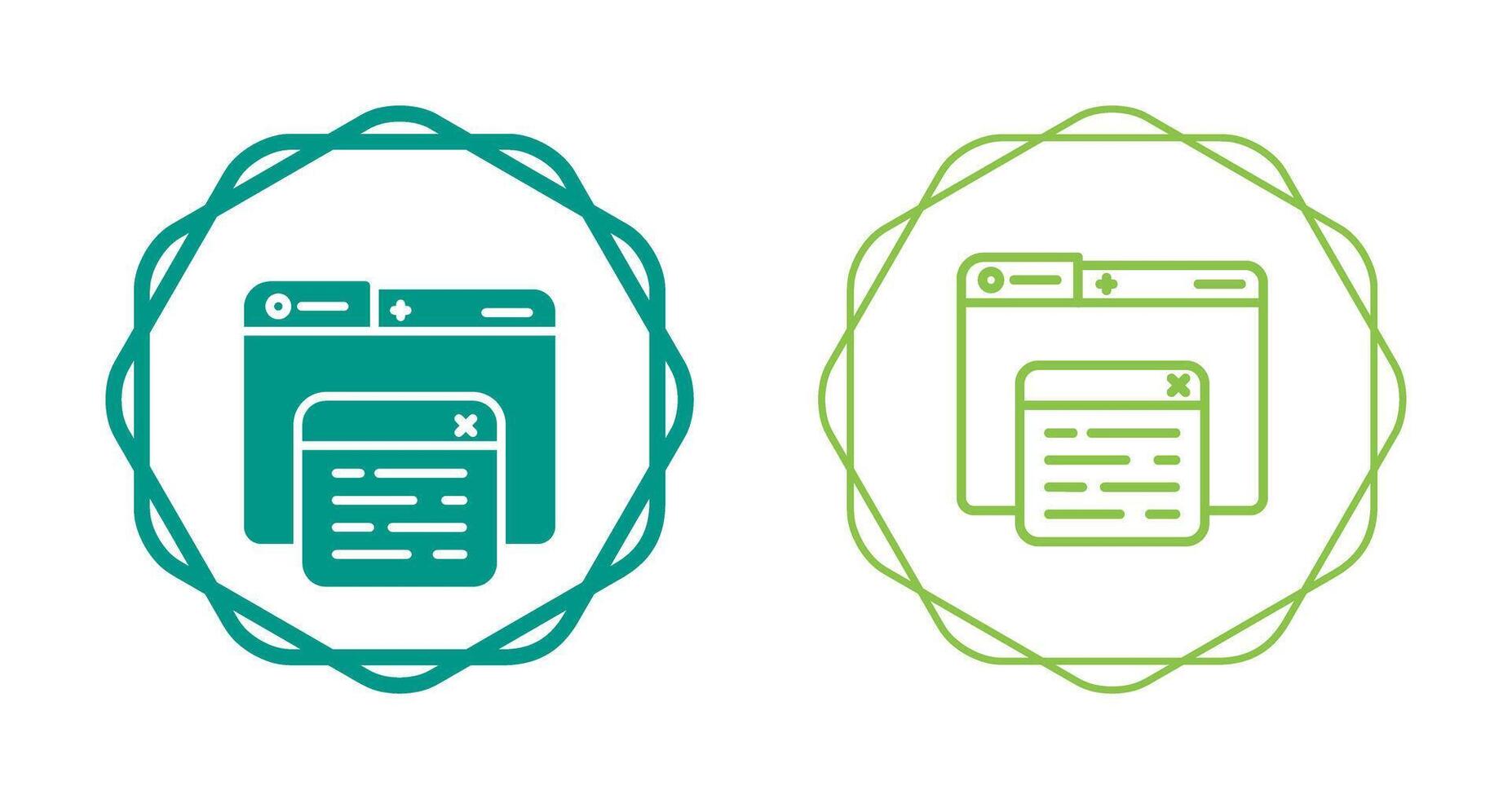 Pop Up Vector Icon