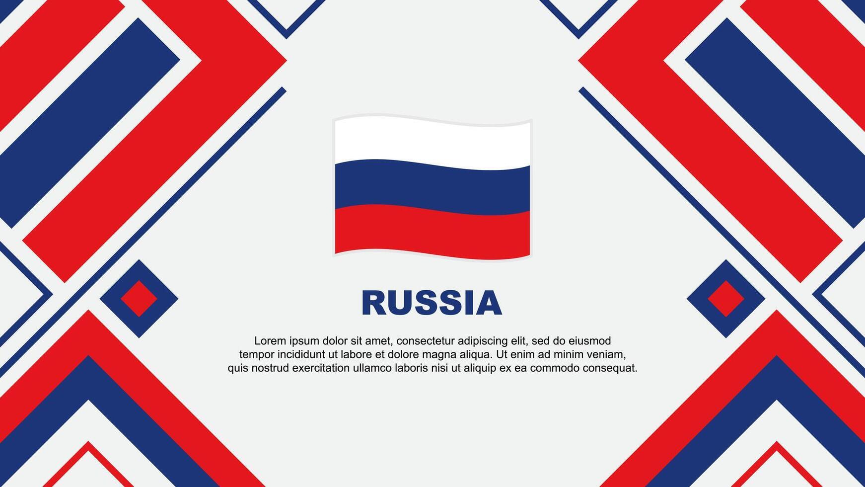 Rusia bandera resumen antecedentes diseño modelo. Rusia independencia día bandera fondo de pantalla vector ilustración. Rusia bandera