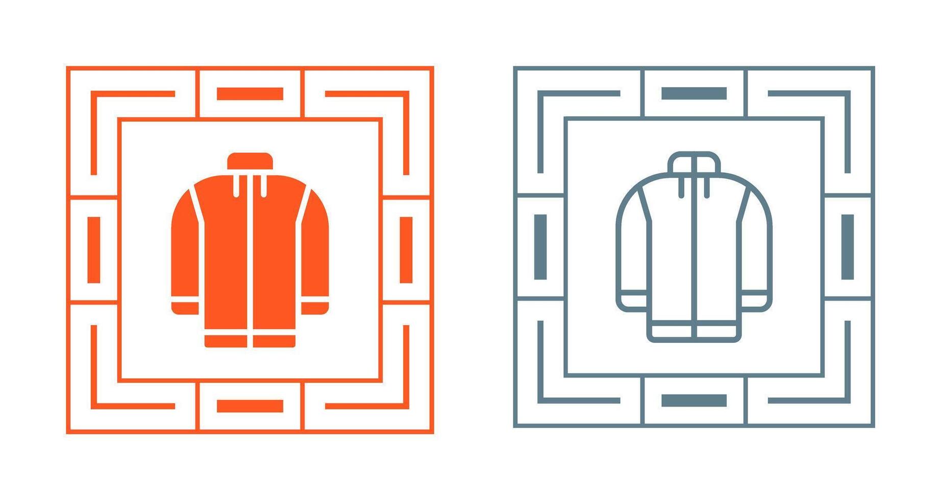 Fleece jacket Vector Icon