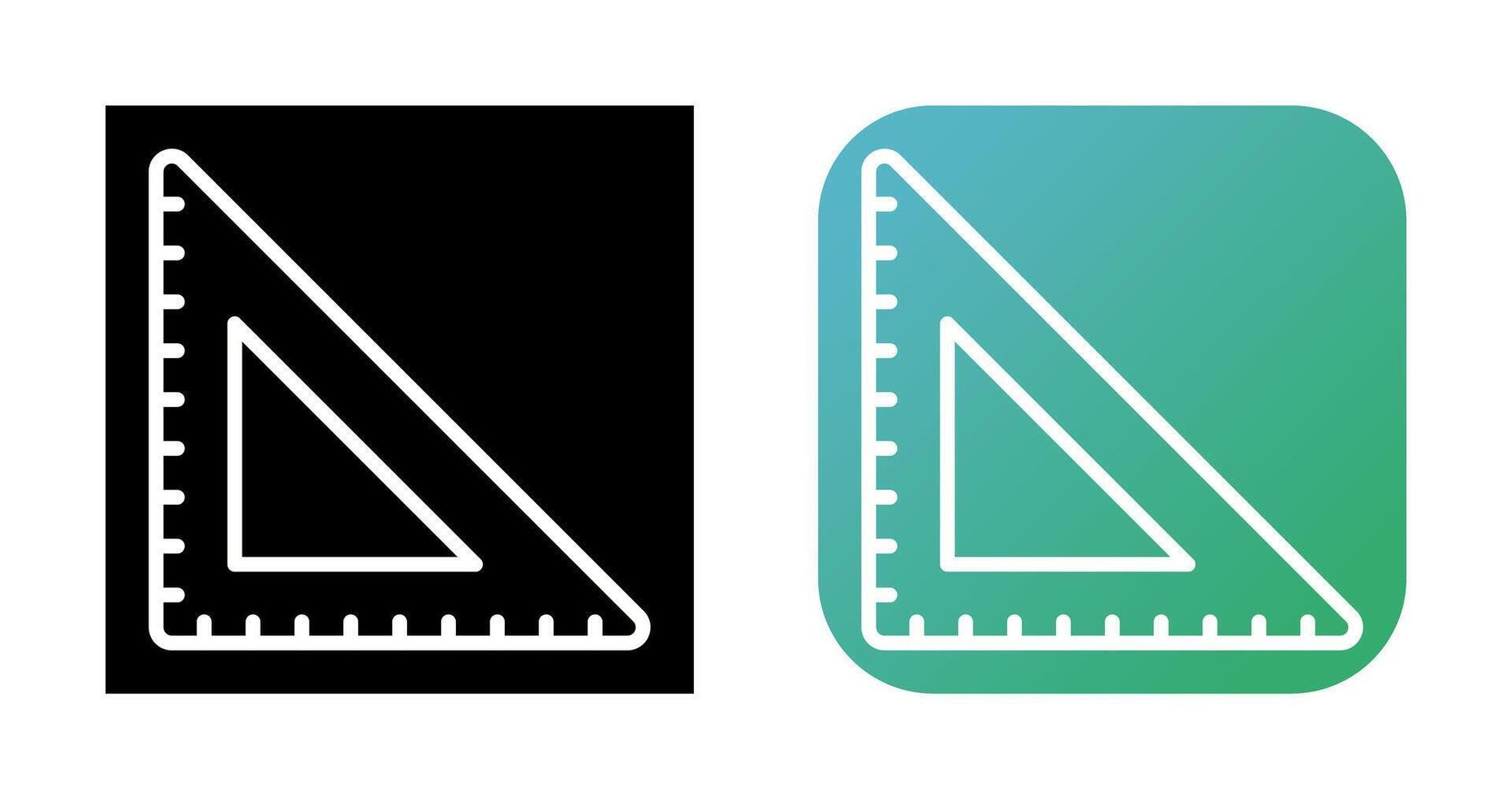 Set Square Vector Icon