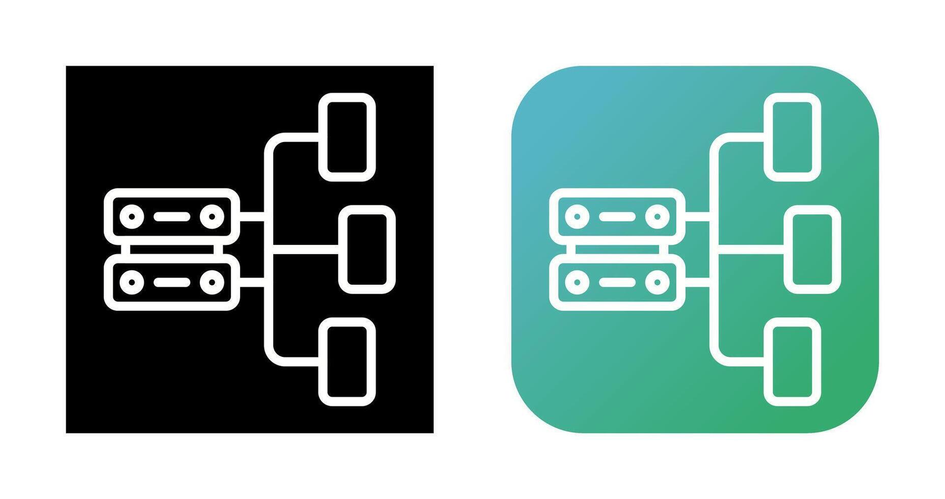 Data Architecture Vector Icon