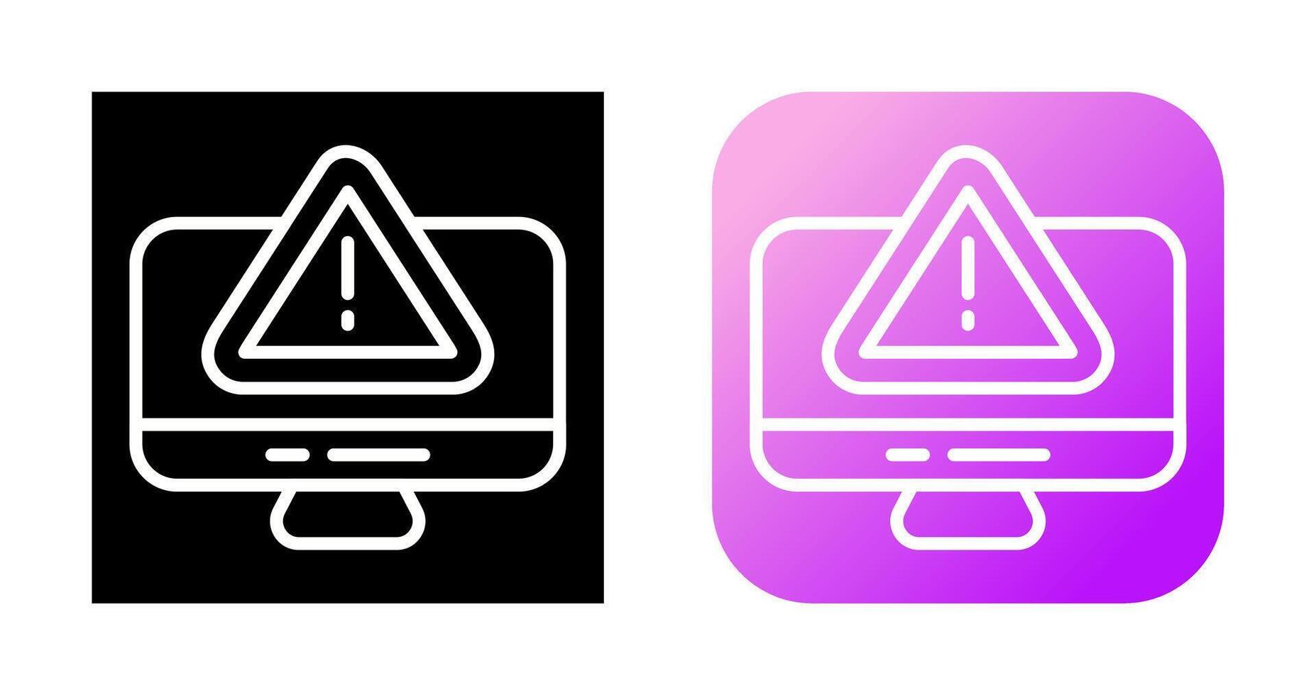 Cyber Danger Vector Icon