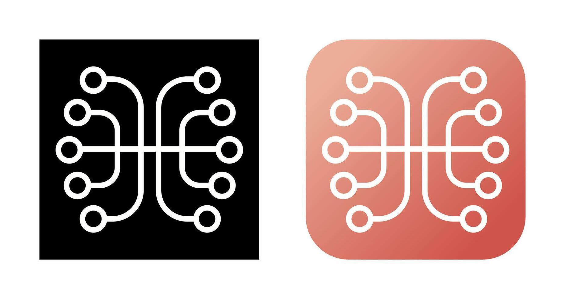 Neural Networks Vector Icon