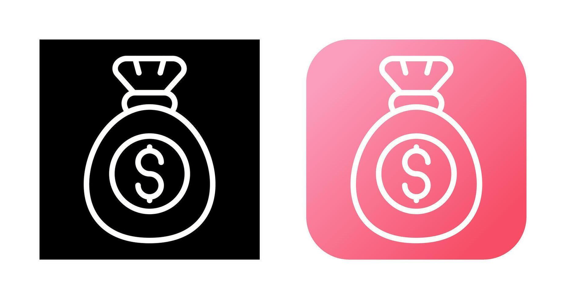 Money Bag Vector Icon