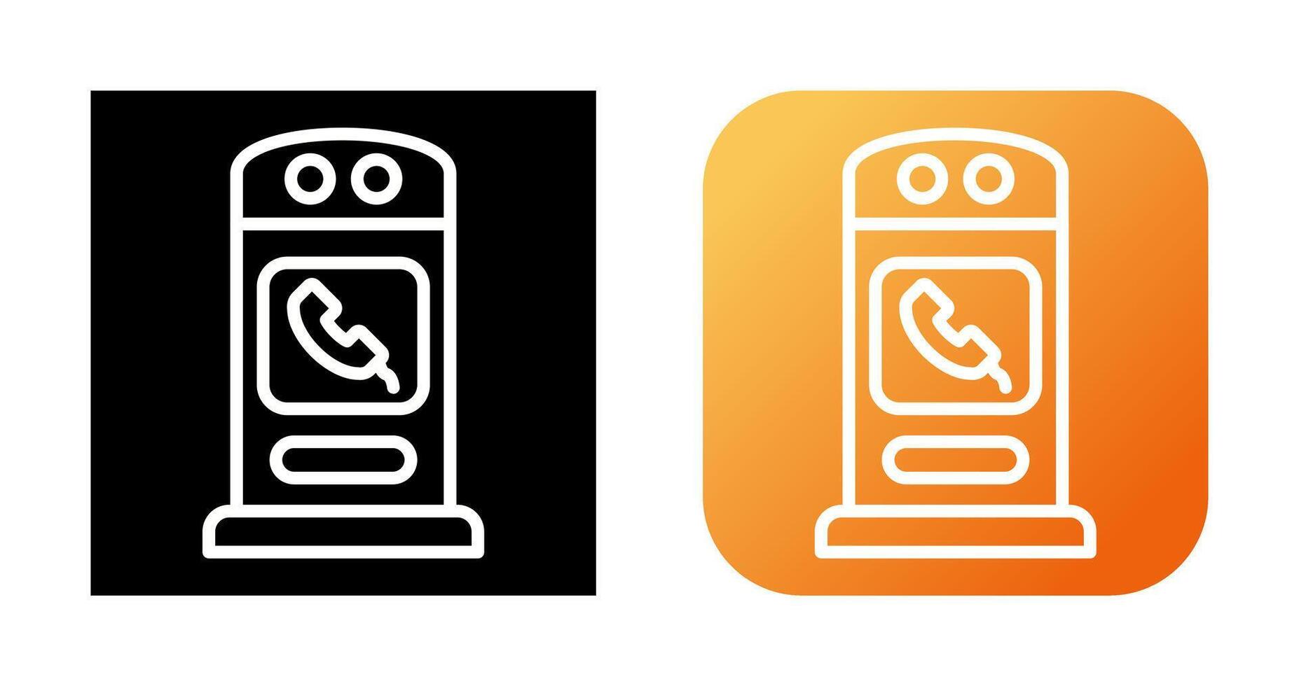 Phone Booth Vector Icon