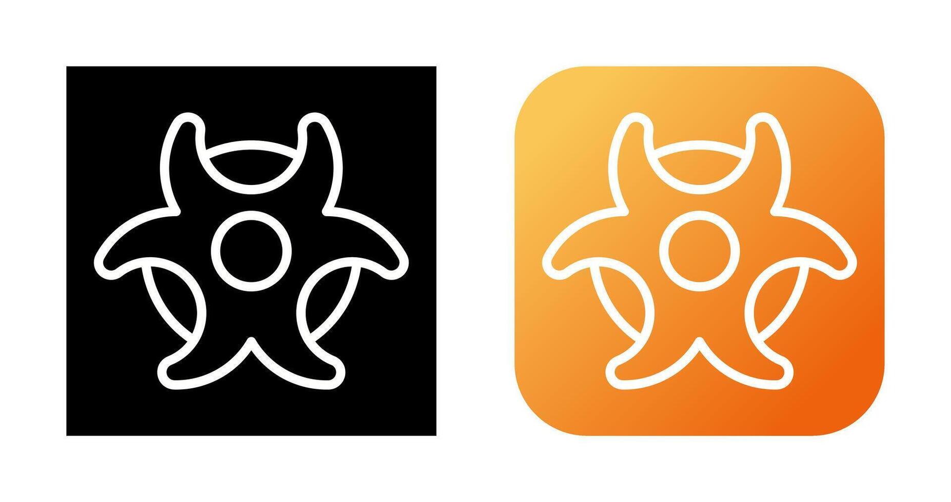 Biohazard symbol Vector Icon