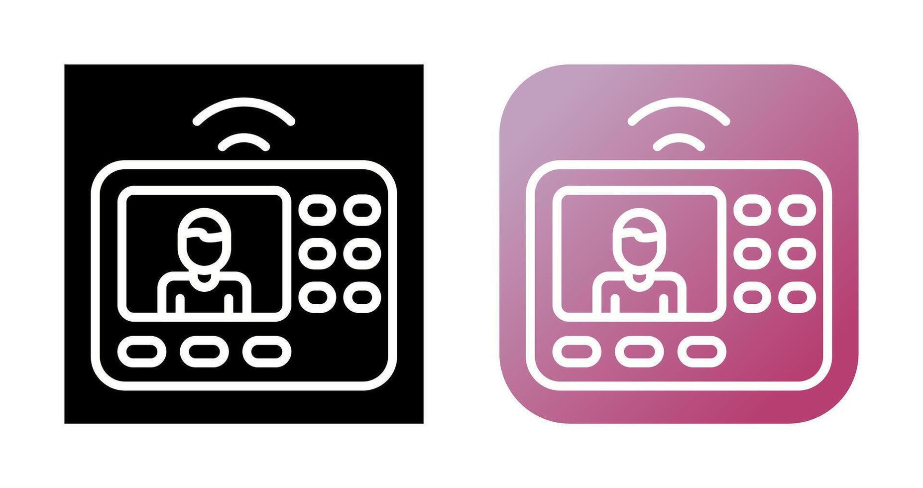 Intercom System Vector Icon
