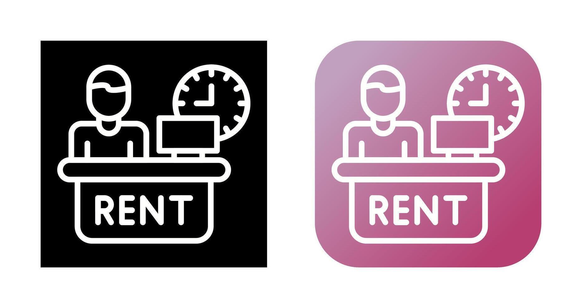 Rental Service Vector Icon