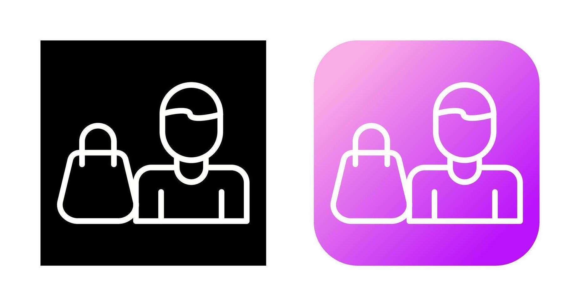 Personal Shopper Vector Icon