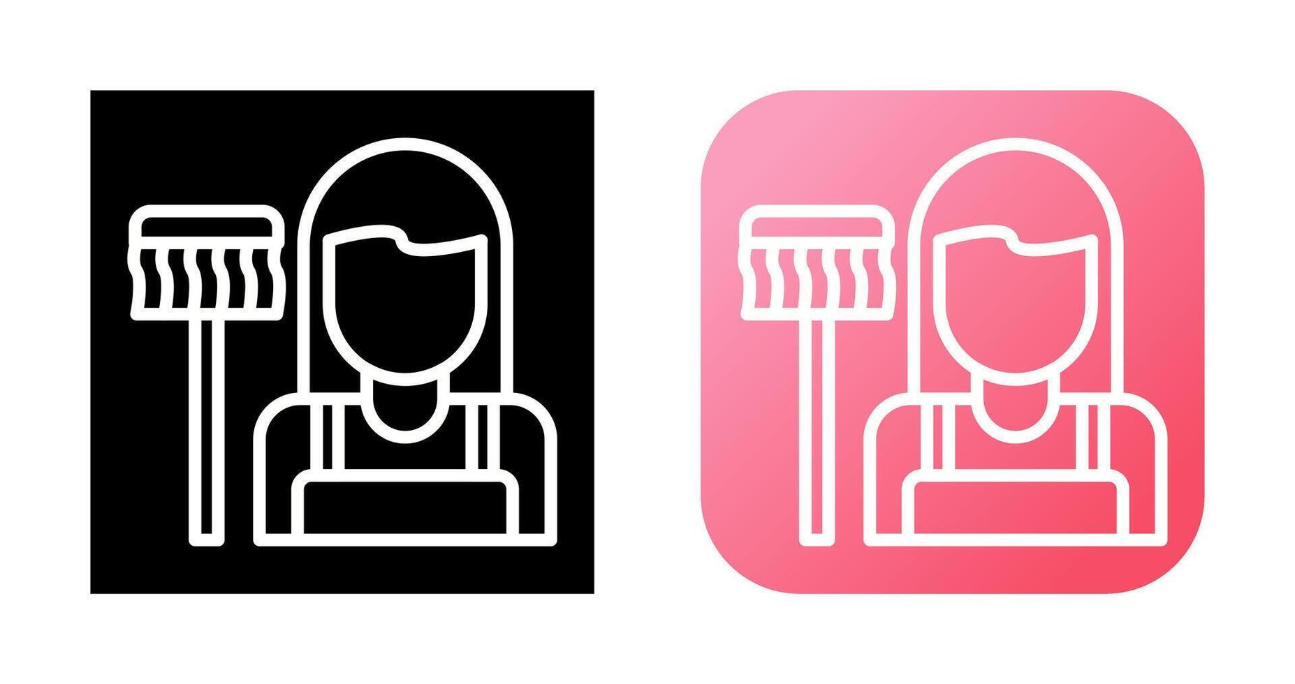 Housekeeper Vector Icon