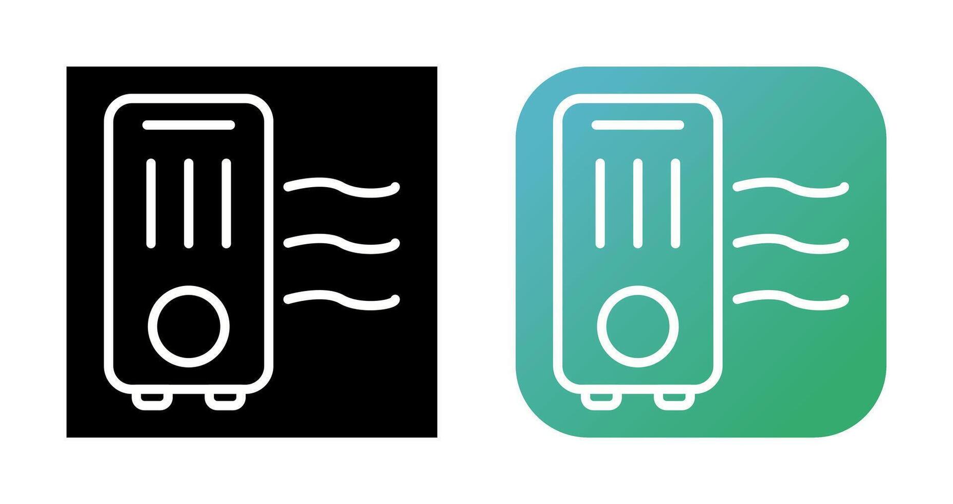 Portable Air Purifier Vector Icon