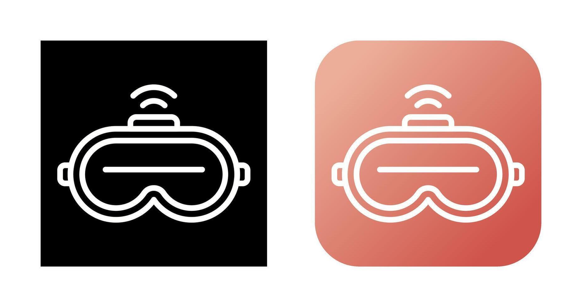 Augmented Reality Headset Vector Icon