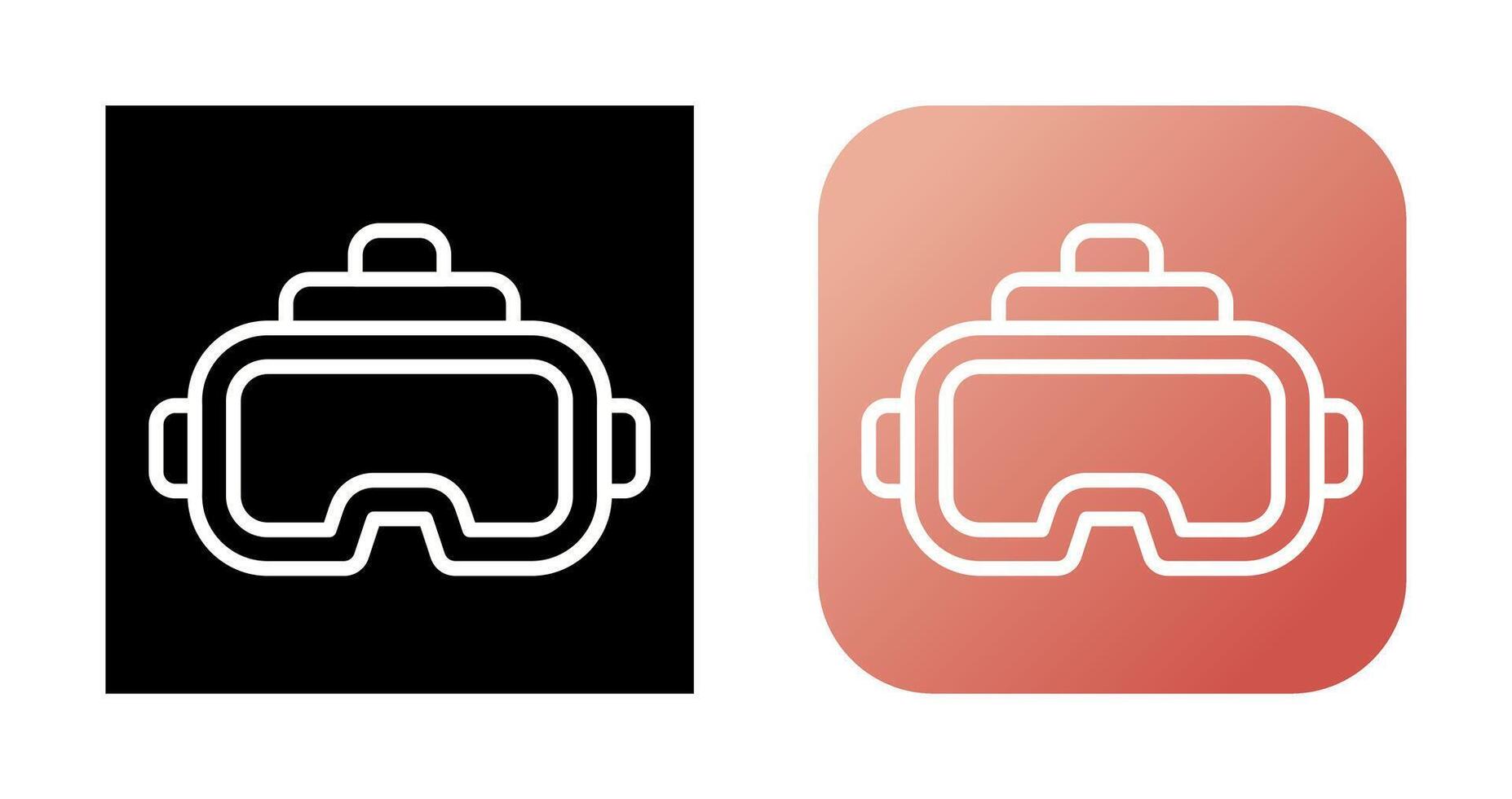 Virtual Reality Headset Vector Icon