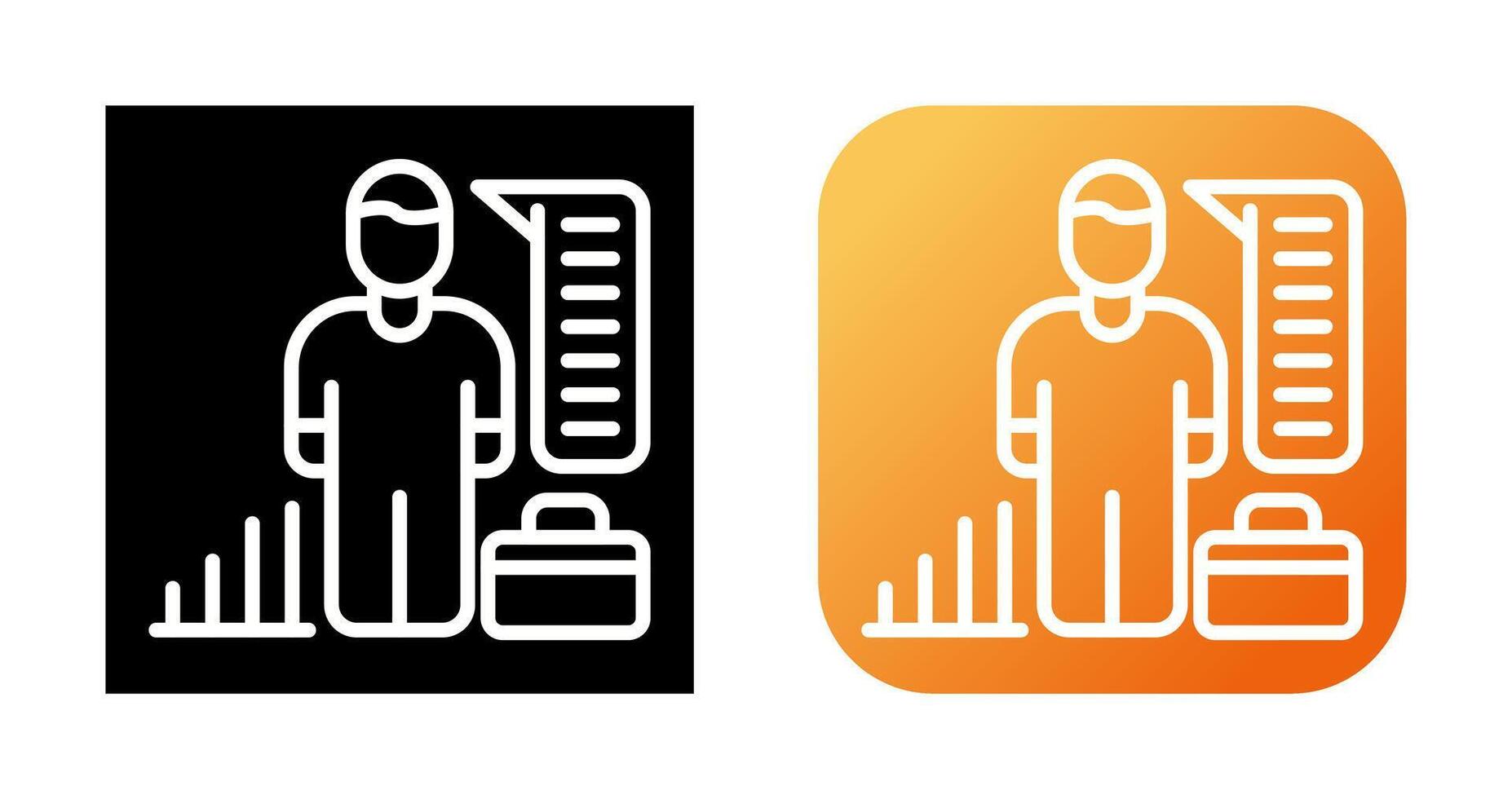 HR Analytics Vector Icon
