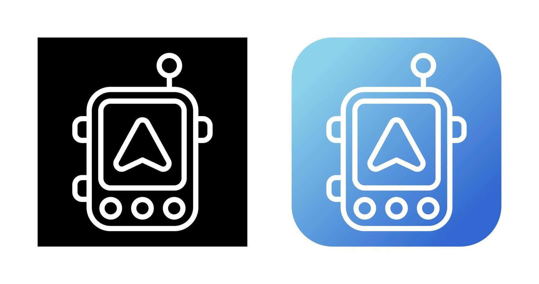 GPS Navigation Device Vector Icon