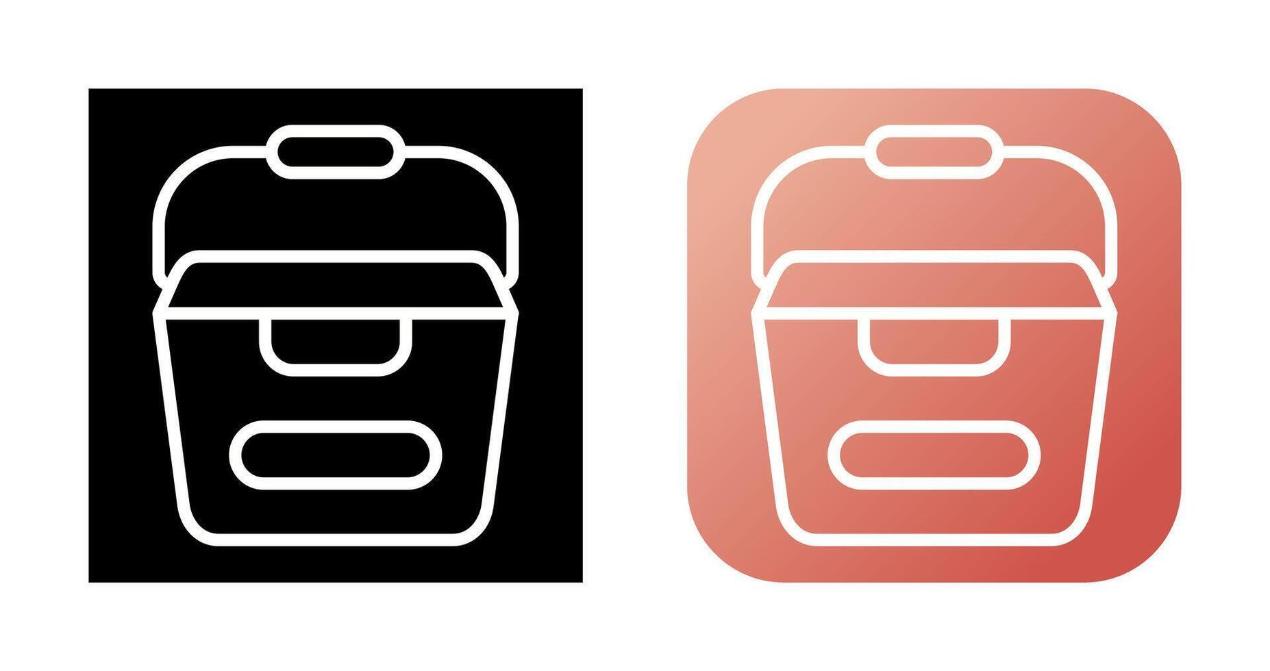Portable water container Vector Icon