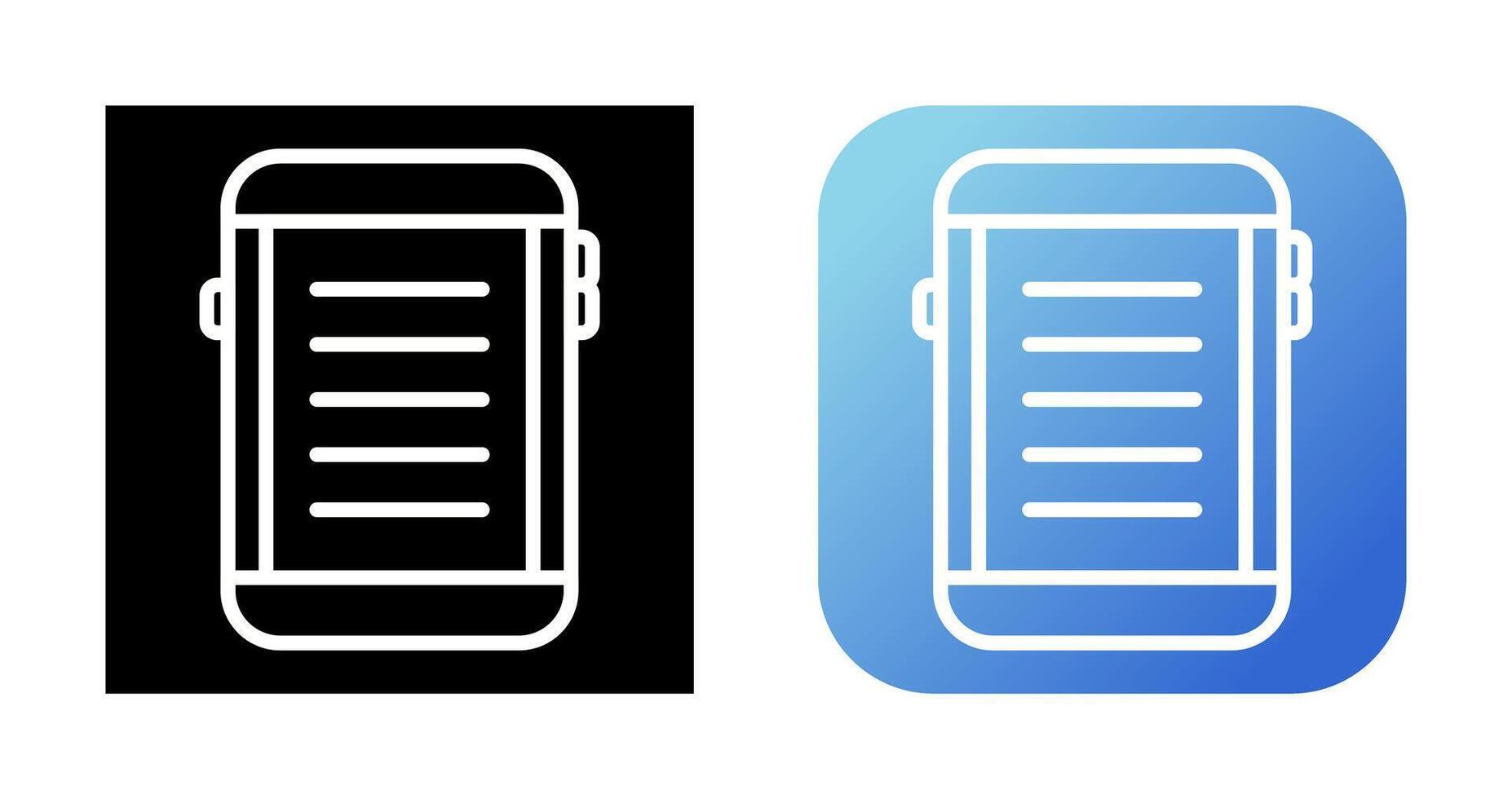 E-reader Vector Icon