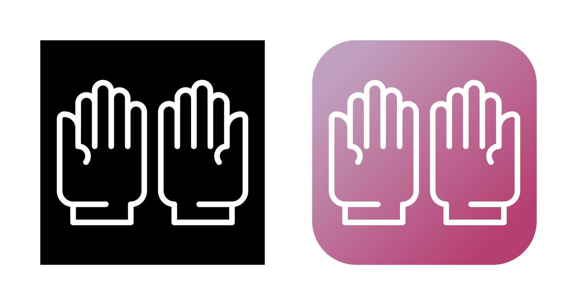 Gloves Vector Icon