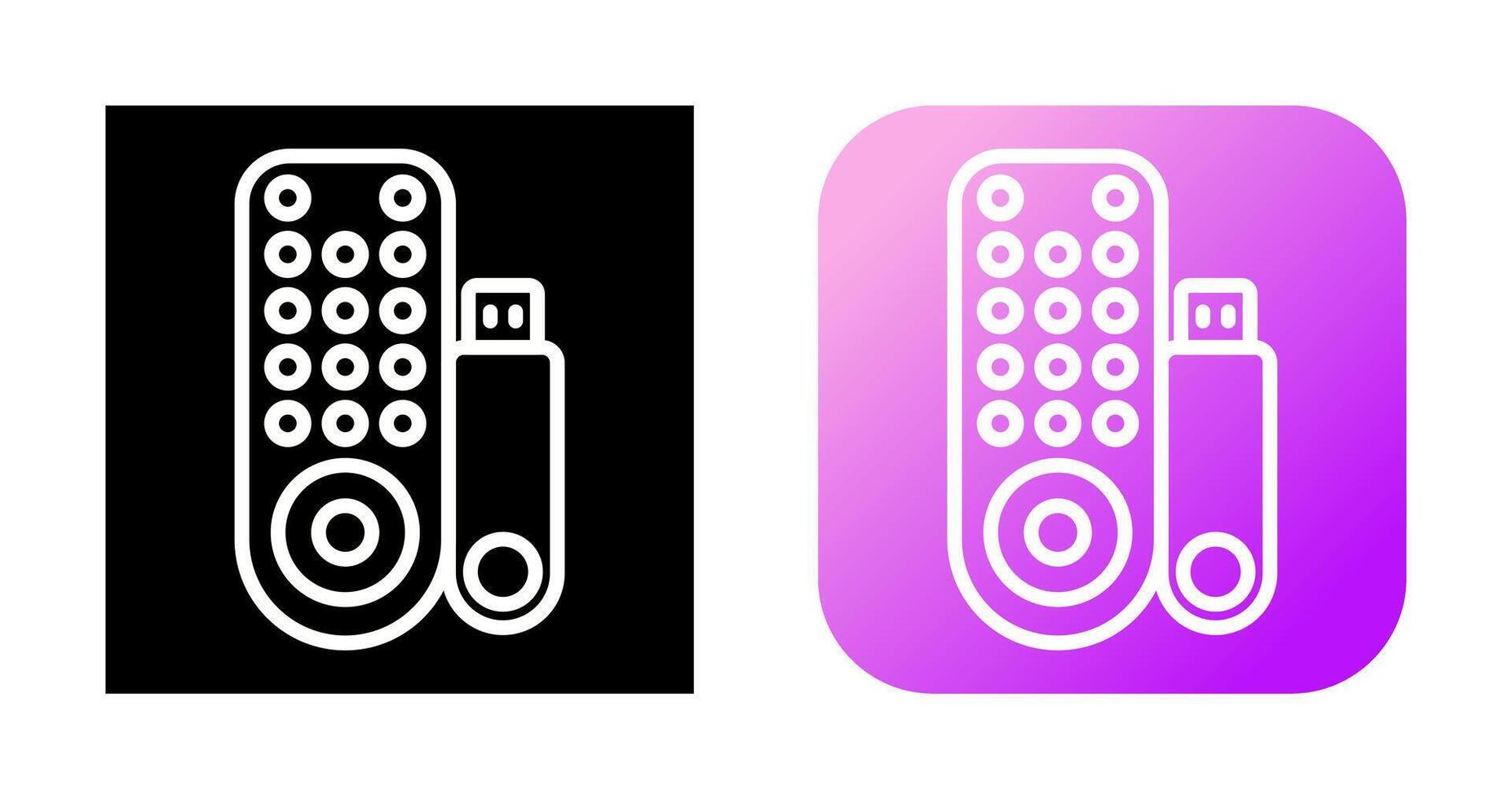 Streaming Stick Vector Icon