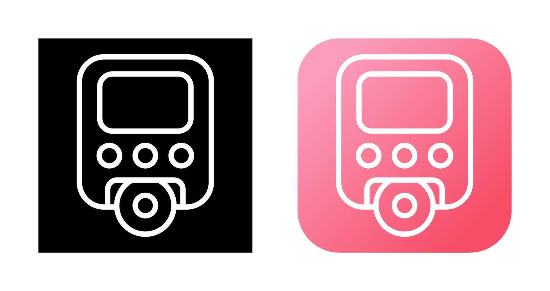 Portable DVD Player Vector Icon