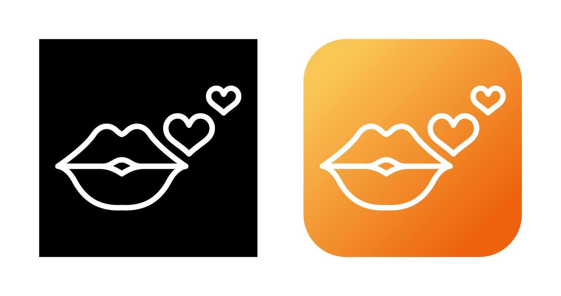 Kiss Vector Icon